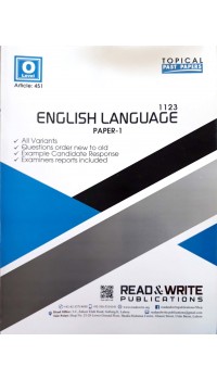 O/L English Language Paper 1 (Topical) - Article No. 451